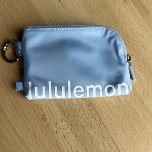 Lululemon Light Blue Clippable Pouch